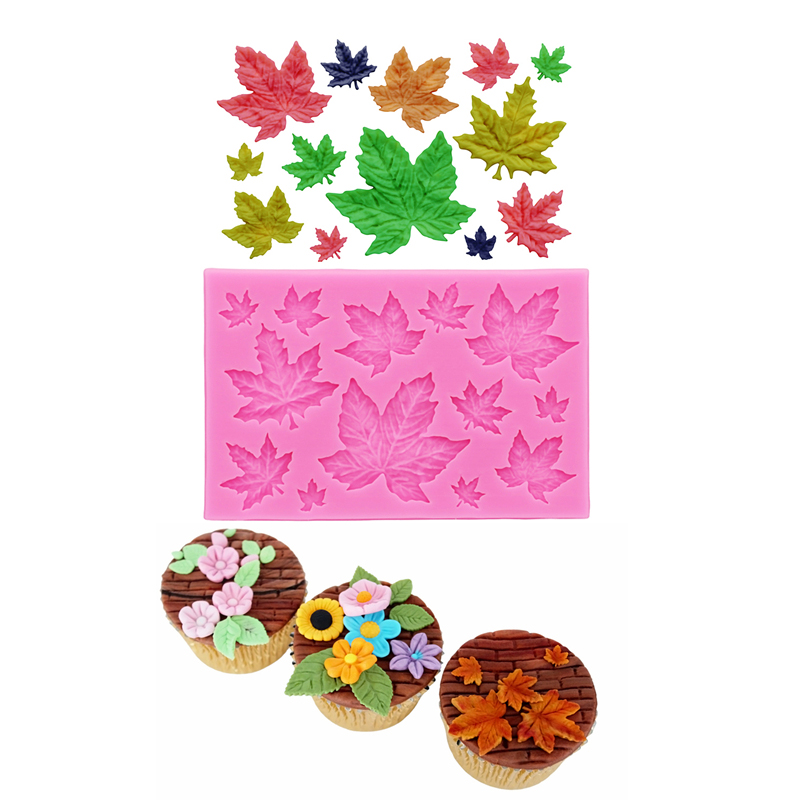 Resin Art Clay - GJ-61 DIY Blatt Ahornblatt Silikon form