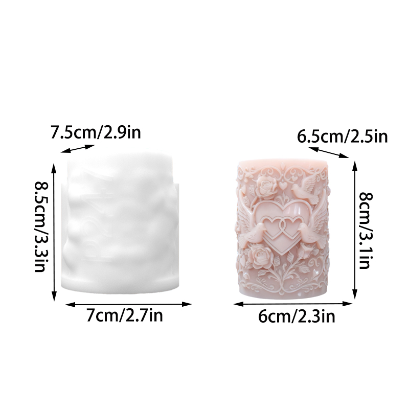 Doppeltes Herz verbunden weiße – Resin Art Rose Bewertung und Preis
