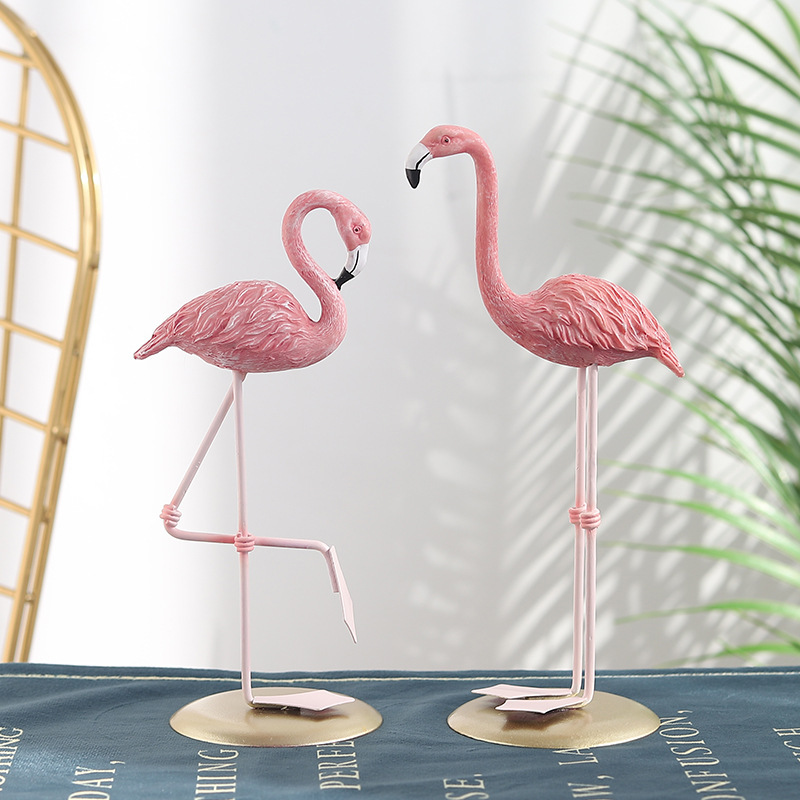 3 Stück Rosa Flamingo-Figuren  – Resin Art Wedding Gift Bewertung und Preis