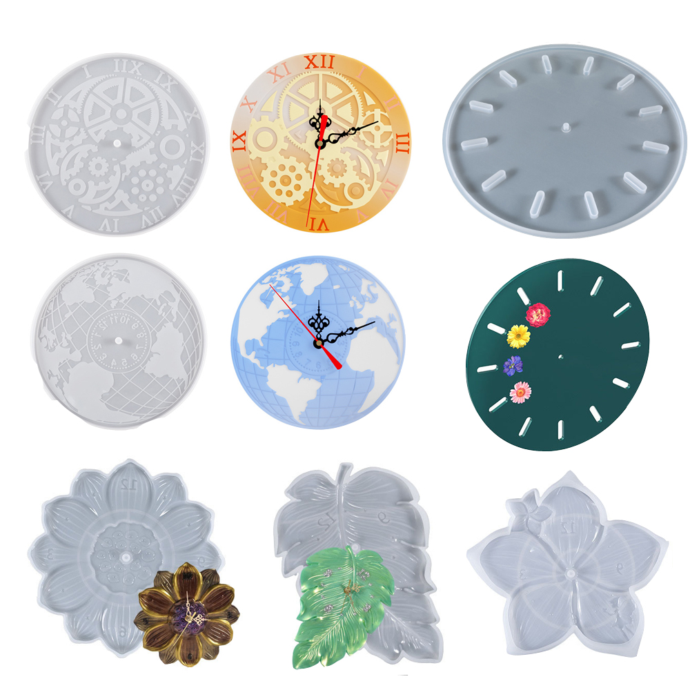 Weltkarte Lotusblatt Sakura Uh – Resin Art Clock Bewertung und Preis