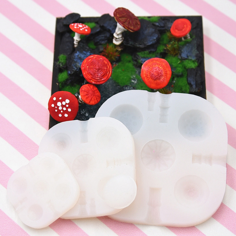 2 teile/satz Mini Pilz Silikon – Resin Art Clay Bewertung und Preis