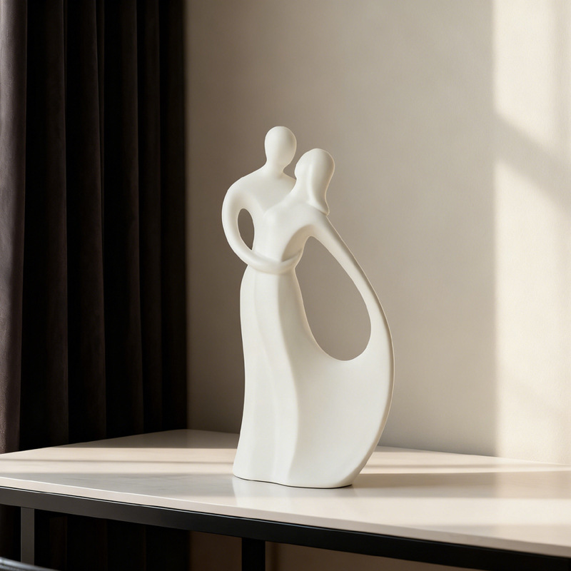 Nordische Keramik-Skulptur von – Resin Art Wedding Gift Bewertung und Preis