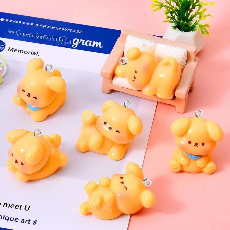 10 Stück Niedliche Cartoon-Hun – Resin Art Pendant Bewertung und Preis